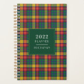 Kariert Tartan 2022 Clan Buchanan Planer (Vorderseite)