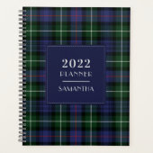 Kariert Tartan Clan MacKenzie 2022 Planer (Vorderseite)