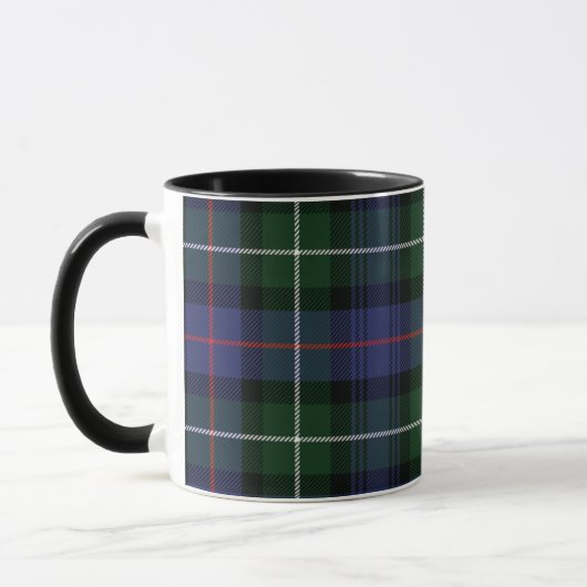 Kariert Tartan Clan MacKenzie Green Black Karo Tasse (Links)