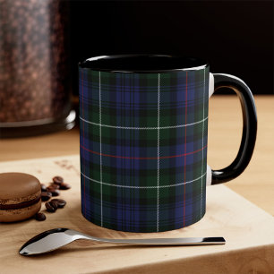 Kariert Tartan Clan MacKenzie Green Black Karo Tasse
