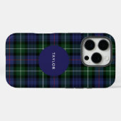 Kariert Tartan Clan MacKenzie Personalisiert Case-Mate iPhone Hülle (Rückseite (Horizontal))
