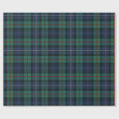 Kariert Tartan Clan Robertson Rustikaler Karo Geschenkpapier (Flach)