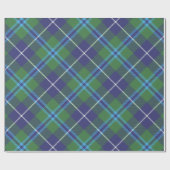 Kariert Tartan Douglas Checkered Pattern Geschenkpapier (Flach)