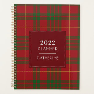 Kariert Tartan Elegant 2022 Clan MacTavish Planer