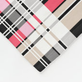 Kariert, tartan fleecedecke (Ecke)