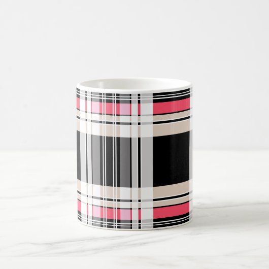 Kariert, tartan kaffeetasse (Mittel)