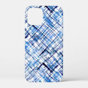 kariert, tartan, kariert, klassisch, blau, weiß Case-Mate iPhone hülle