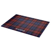 Kariert Tartan Red Lila Clan MacLachlan Karo Schneidebrett (Ecke)