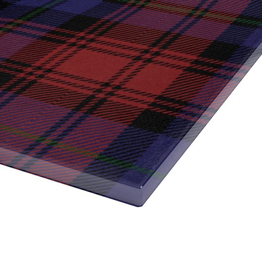 Kariert Tartan Red Lila Clan MacLachlan Karo Schneidebrett (Ecke)