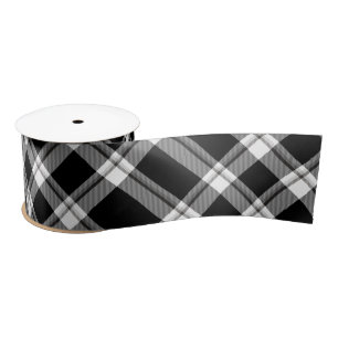 Kariert Tartan Satin Ribbon Satinband