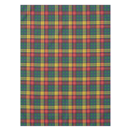 Kariert Tartan Scottish Clan Buchanan Karo Tischdecke (Vorderseite)