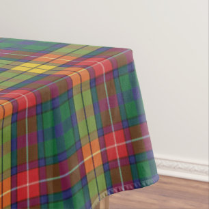 Kariert Tartan Scottish Clan Buchanan Karo Tischdecke