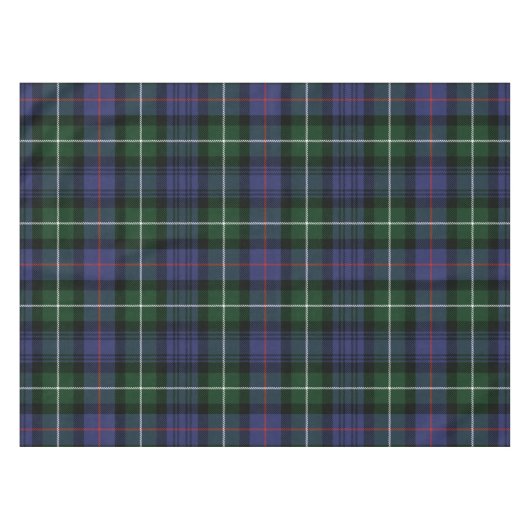 Kariert Tartan Scottish Clan MacKenzie Checkered Tischdecke (Vorderseite (Horizontal))