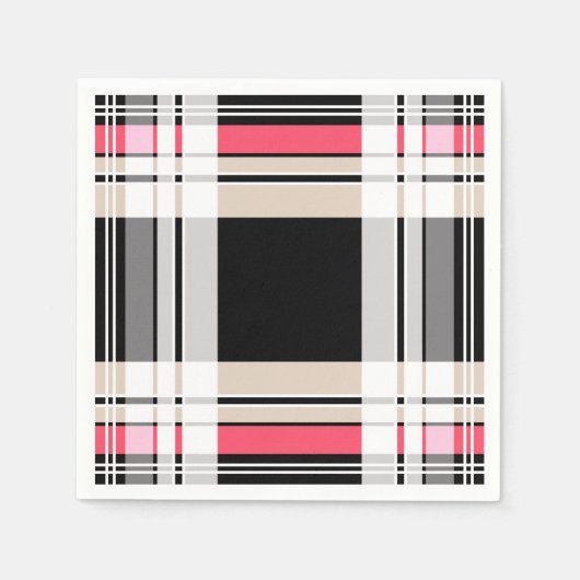 Kariert, tartan serviette (Vorderseite)