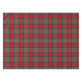 Kariert Tartan Stewart Red Rustic Tischdecke (Vorderseite (Horizontal))
