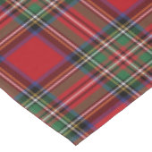 Kariert Tartan Stewart Red Rustic Tischdecke (Schrägansicht)
