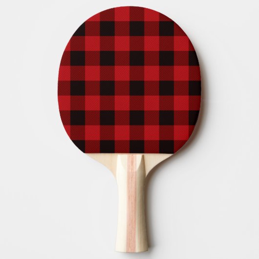 Kariert Tischtennis Schläger (Vorderseite)