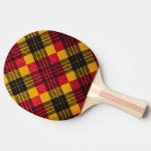 Kariert Tischtennis Schläger (Seitenansicht)