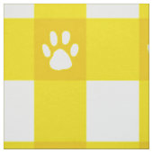 Kariert und Pfoten Stoff (Muster)