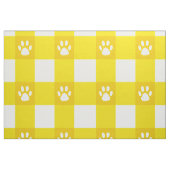 Kariert und Pfoten Stoff (Fat Quarter (45,7 x 55,9 cm))