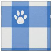 Kariert und Pfoten Stoff (Muster)