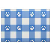 Kariert und Pfoten Stoff (Fat Quarter (45,7 x 55,9 cm))