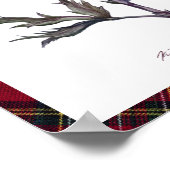 kariert und verdünnt poster (Ecke)