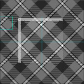 kariert Unisex Pattern Grunge Gray Cool Trendy Stoff (Kachel)