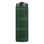 Kariert Walsh Green Karo Pattern Thermosbecher (Vorderseite)