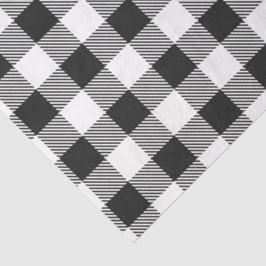 Kariert Weihnachten Holly Ho! Ho! Ho! Holiday Chee Seidenpapier (Ausschnitt)