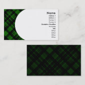 kariert: zweiseitig: visitenkarte (Vorne/Hinten)