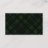 kariert: zweiseitig: visitenkarte (Rückseite)