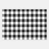 karierte 3 Farben Geschenkpapier Set (Vorderseite 3)