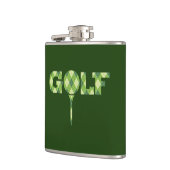 Karierte angesagte Flasche der Golft-stück Flachmann (Links)