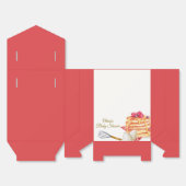 Karierte Berry Pancake Egg Whisk Brunch Babydusche Geschenkschachtel (Ungefaltet)