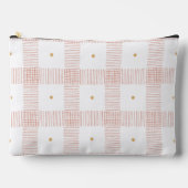 Karierte Bleistifstroke Zubehörtasche (Vorderseite)