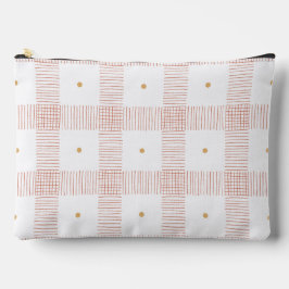 Karierte Bleistifstroke Zubehörtasche