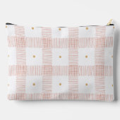 Karierte Bleistifstroke Zubehörtasche (Rückseite)