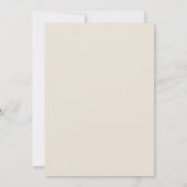 Karierte Bow Fall Baby Dusche Einladung (Rückseite)