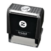 Karierte Briefmarke der Selbstfarbigkeit Permastempel (Produkt)