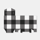Karierte Buffalo-Plätze mit schwarzem und weißem K Geschenkschachtel (Ungefaltet)