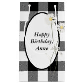 Karierte Büffel-Diäten Kleine Geschenktüte (Vorderseite)