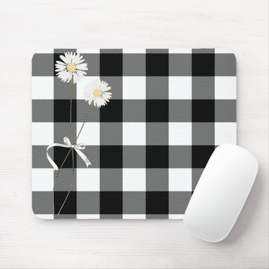 Karierte Büffel-Diäten Mousepad (Mit Mouse)