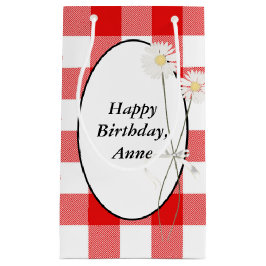 Karierte Büffel-Speisen Kleine Geschenktüte