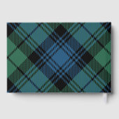 Karierte Campbell Rose Gästebuch (Rückseite)