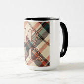 karierte Combo-Tasse der 40er Jahre Tasse (VorderseiteRechts)