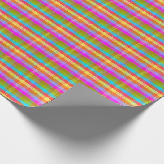 KARIERTE CR GESCHENKPAPIER (Ecke)