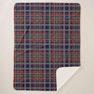 karierte Decke Sherpadecke