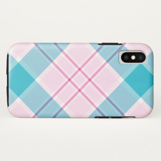 Karierte Delikatesse Case-Mate iPhone Hülle (Rückseite (Horizontal))