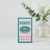 karierte Donuts Treuekarte (Stehend Vorderseite)